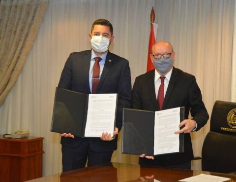 Cámara de Diputados y Corte Suprema de Justicia firman acuerdo de cooperación interinstitucional.